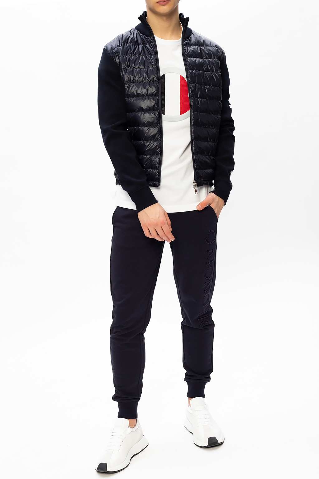 Moncler 'O' Quilted cardigan